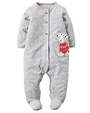 カーターズ Carter's カバーオール 長袖 前開き フリース Fleece Snap-Up Sleep & Play 9M (67-72cm) [並行輸入品]