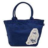 ムーミン　トートバッグ　Moomin Cotton Applique Tote Bag Moomintroll Watanabe Japan [並行輸入品]