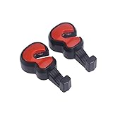 WINOMO 2個カーシートバックヘッドレストフックハンガーストレージオーガナイザーホルダーバッグ(レッド)