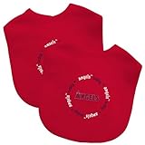 Baby Fanatic Team Color Bibs, LA Angels, 2-Count by Baby Fanatic [並行輸入品]