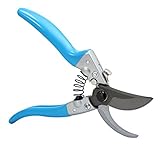 Proster 剪定ばさみ 剪定鋏 SK-5炭素鋼刃 園芸はさみ 生け花 ハサミ 安全ロック ホルスター付き １８ヶ月保証 (シルバー)