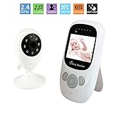 スマートベビーモニター 2.4" LEDデジタル カラー ビデオモニター 防犯カメラ ［双方向音声通信］P2P 暗視 子守唄 撮影 動作検知 出産祝い TB880 [並行輸入品]