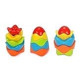 Vidatoy StackingパズルプラスチックビルディングブロックStackerおもちゃ卵教育玩具子供用