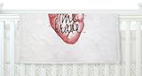 KESS InHouse Suzanne Carter Make Me Brave White Red Fleece Baby Blanket 40 x 30 [並行輸入品]
