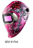 3M Speedglas Wild-N-Pink Welding Helmet 100 with Auto-Darkening Filter 100V- Shades 8-12, Model 07-0