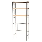 洗濯機 ラック 収納 アイアン 洗濯機ラック KCC-3551BR ブラウン