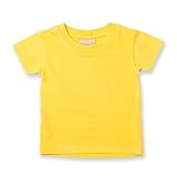 Larkwood Baby/Childrens Crew Neck T-Shirt / Schoolwear (3-4) (Sunflower) by Larkwood