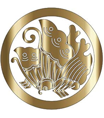 Amazon.co.jp: 家紋173 丸に揚羽蝶 13cm（カッティングステッカー