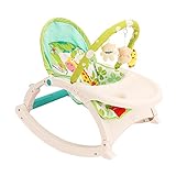 ベビーバウンサー新生児用振動音楽/ボックス/おもちゃで多機能のベビースイング調節式リクライニングチェア0-36ヶ月