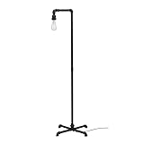 INTERFORM INC. インターフォルム フロアライト スタンドライト インダストリアル シンプル ヴィンテージ ブラック Koselコーゼル LT-1662 レトロ電球付