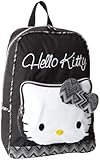 Hello Kitty Black and White Die Cut Face Backpack [並行輸入品]