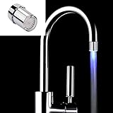 Ledmo LEDライト水、7色変更グロー、ストリーム蛇口タップ、Suitalbe用バスルームとキッチン