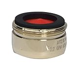 Brasscraft Mfg sfd0231 D蛇口エアレーターwith 15 / 16インチ27オスねじforデルタ洗面、光沢真鍮