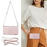 Pixel 5A 5G 対応 スマホ ケース Pixel 5A 5G スマホケース 肩掛け 首かけ 斜めがけ ショルダー スマホケース Pixel 5A 5G カード収納 Pixel 5A 5G 手帳型 カバー Pixel 5A 5G カバー Pixel 5A 5G 手帳型 二合一 マルチパック ケース Pixel 5A 5G 手帳型ケース Pixel 5A 5G カード収納 Cavor Pixel 5A 5G 財布型 カバー 2in1 精巧なファスナーデザイン 手作り 付きの専属ストラップ同梱なので タンド機能　軽量 耐久性 便利 多機能 落下保護【ピンク】