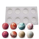 多機能シリコーンモデルムースケーキ型ムース型ベーキング型アイス型（8穴丸型）