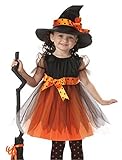 Greencherry Baby Girls Child Witch Fairytale Corset Dress Costume with Hat (2T) [並行輸入品]