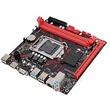 banapoy H81 Micro ITX マザーボード、DDR3、1920x1080、60Hz、SATA2.0、M.2 NVME、PCIE 2.0、LGA1150 コンピューターマザーボード、Core I7 I5 I3 CPU 用 (100Mbps ネットワークカー)