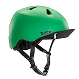 bern バーン 子供用 ヘルメット スケボー スノボー 自転車 ジャパンフィット NINO MATTE-KELLY-GREEN VISOR付 XS-S(48-51.5cm)