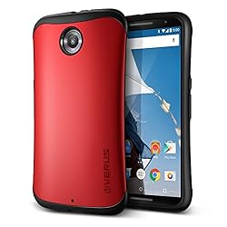 Nexus6 ケース VERUS HARD DROP 衝撃吸収 プラスチック × TPU 2層構造 ハイブリッド アーマー ケース for Google Nexus 6 クリムゾンレッド 【国内正規品】 保証書 兼 国内正規品証明書 付