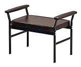 エイ・アイ・エス(AIS) スチール玄関ベンチ ブラウン EB-001