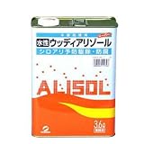 アサヒペン 水性ウッディアリゾール 透明（クリア） 3.6L