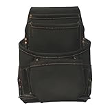 Style n Craft 90-926 10 Pocket Nail and Tool Pouch In Top Grain Oiled Leather [並行輸入品]