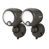 Mr. Beams MB360XT Wireless 200 Lumen Battery-Operated Outdoor Motion-Sensor-Activated LED Spotlight 