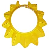 Nice Days（ナイス　ディズ）　かわいい子ども　シャンプーハット　調節可能シャワーキャップ　　防水帽　 (イエロー)