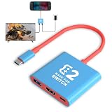 QIHEBEN Switch 2用ドック HDMI 2.0/PD100W/USB3.0搭載 4K@60Hz対応 純正同等性能のTVモード拡張端子（新型 Switch 2互換）