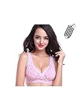 AIKOSHA NETWORK ピンクドット XXL ベビー＆マタニティ マタニティブラ & 靴下 のセット商品 授乳ブラ ノンワイヤー クロスオープン 簡単授乳 ヨガブラ ナイトブラ