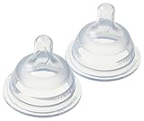 Playtex VentAire Advanced Wide Natural Shape Slow-Flow Nipples 2 Count (Discontinued by Manufacturer