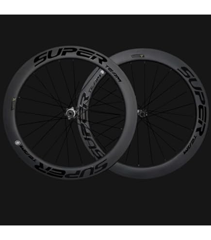 タイヤ無し スーパーチーム カーボンホイール リム幅45mm Amazon | SUPERTEAM スーパーチームカーボンハブ45TU-28じゃり