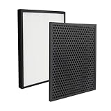 HOUQUA LV-PUR131S 交換フィルター LV-PUR131 HEPA交換フィルター LEVOIT LV-PUR131S LV-PUR131-RF 空気清浄機フィルター 集じんフィルター 脱臭フィルター 1セット(2枚入り)