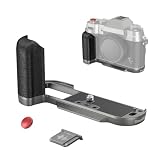 SmallRig X-T50用ハンドグリップ FUJIFILM対応X-T50 カメラ用シリコン L型ハンドル アルカ用クイックリリースプレート内蔵 シャッターボタンとホットシューカバー付き チャコールシルバー 4712