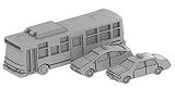 モデリウム 1/700 TFSシリーズ 自動車セットC レジンキット T19V700-006M