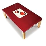 Takatatsu&amp;Co.(有)高松辰雄商店 GOTOH 後藤 ごとう 120方形 ヒーター無しローテーブル Takatatsu 折れ脚機能 和モダン 漆塗Fake 後藤塗 継ぎ脚機能付き 国産 タカタツ