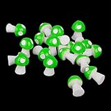 Baoblaze ドールハウス　ミニチュア　箱庭用　可愛い　きのこ 　苔　マイクロ　風景　20個　建物　情景　多色選べる - グリーン