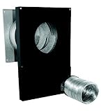 DuraVent 4 cas-wtpk内部直径4 " – CombustionエアシステムPelletVent Pro Chim、マットブラック