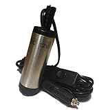 水中ポンプ １２V １２L/min シガーソケット 式 スイッチ 付き ケーブル ３ｍ 小型 給排水 電動 ポンプ (12V 12L/min)