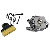 Flameer 交換　キャブレター　エアフィルター　パイプ　STIHL適合： 021 023 025 MS210 MS230 MS250　チェーンソー部品　