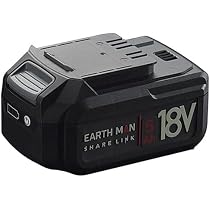 Amazon | 高儀 バッテリーパック 18V 専用 5.0Ah SL-185BP-A EARTH MAN