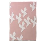 Birds Petal Graphic Knit Blanket by Dwell Studio