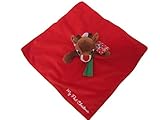 Rudolph My First Chritmas Blanket Red by Rashti & Rashti
