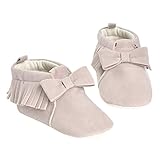 Domybest ベビーシューズ　秋用シューズ 革靴 女の子 キッズ 赤ちゃん　子供　リボン　可愛い　祝い お出かけ 日常生活 3色　（ベージュ 11cm）