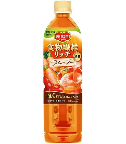 Del Monte デルモンテ 食物繊維リッチ スムージー 800ml×15個
