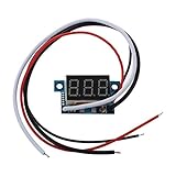 SODIAL(R) 電流計デジタルパネル LEDライトブルー　DC 0-10A電流計試験機