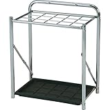 折りたたみ傘立て（大） スチール 幅48.5cm 水受け皿付き FB-3032C