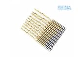 SHINA エンドミル　加工用カッター　CNC　ダブルフルートボールノーズビット 2mm x22mm