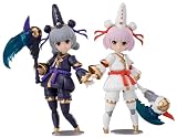 プラッツ/MONO E-model 冥府の双子 ブランカ＆ノワール 書き下ろしキャラクターカード付属 1/12スケール 全高約130mm 色分け済みプラモデル EM2023005-SP
