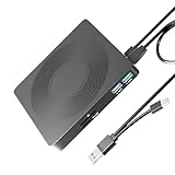 Vdaxvme 6イン1ディスクバーナー 外付けディスクドライブ ディスクバーナー プレーヤーリーダー 音楽再生とデータバックアップ用